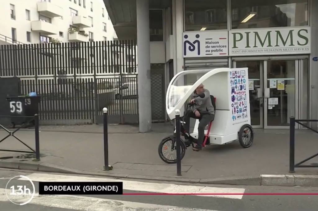 [Reportage] Le PIMMS Bordeaux met en place un triporteur électrique 100